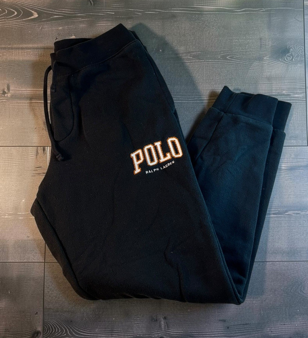 Men's Polo Ralph Lauren Fleece Logo Jogger Pant Sz Small Soft Cotton Embroidered